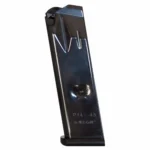 Mec-Gar Armscor/Rock Island P14 Handgun Magazine, glossy black angled view with baseplate