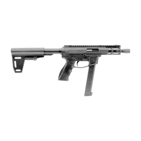 GForce Arms Jawbone Hybrid Luger 9mm Luger 33rd Magazine(1) 5'' Barrel Black
