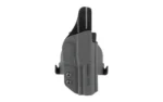 Kel-Tec KELTEC PR57 OWB PADDLE HLSTR, black front angled view with paddle and screws