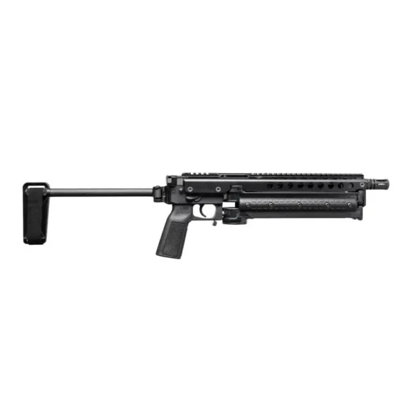 Kel-Tec Cnc Industries Inc. Kel-Tec KP50 Pistol 5.7x28mm 50rd Magazines(2) 9.6" Threaded Barrel Brace Black Jungle Clip