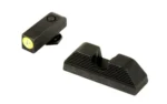 AMERIGLO UC SET FOR GLK black front and rear sights with green front insert