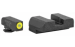 AMERIGLO PROTECTOR FOR GLK LOW black front and rear sights with green outlined front dot