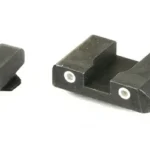 Ameriglo Tritium Front/Rear for Glock 17/19, black sight set with white dot inserts