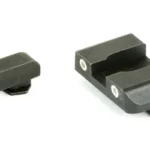 Ameriglo Trit F/R sights, black front and rear set with orange front ring and white rear dots