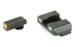 Ameriglo Trit F/R sights, black front and rear set with orange front ring and white rear dots