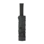 Burn Proof Gear BPG Suppressor Cover Heavy black, upright view with black pull tab