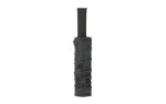 Burn Proof Gear BPG Suppressor Cover Heavy black, upright view with black pull tab