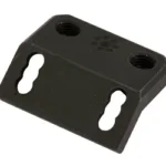 ARISAKA OFFSET SCOUT MOUNT KEYMOD black angled mount, top view with slots and threaded holes