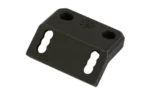 ARISAKA OFFSET SCOUT MOUNT KEYMOD black angled mount, top view with slots and threaded holes