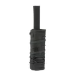 Burn Proof Gear BPG SUPPRSSR CVR HVY 6.5 X 1.5 BLK black cover fitted on a vertical dark tube