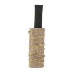 Burn Proof Gear BPG SUPPRSSR CVR HVY 6.5 X 1.5 FDE tan cover with cord lacing on a vertical tube