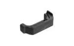 GHOST EXT MAG RELEASE FOR GLK GEN4 black extended magazine release, angled top view