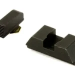 AMERIGLO DEFOOR B/B FOR GLK 42/43, black front and rear sights in angled view
