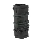 Burn Proof Gear BPG SUPPRSSR CVR HVY black suppressor cover, upright view with cord lacing