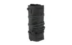 Burn Proof Gear BPG SUPPRSSR CVR HVY black suppressor cover, upright view with cord lacing