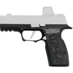 ICARUS ACE 365 AXG MACRO BLK black grip module, right-side view with textured grip and trigger guard