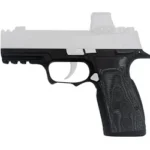 ICARUS ACE 365 AXG MACRO MANUAL SFTY black grip module, right-side view with textured grip