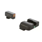 AMERIGLO I-DOT FOR GLOCK ORG/GRN black front and rear sights with orange and green dots