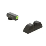 Ameriglo Protector sights, black front and rear set with green front dot