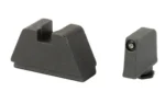 Ameriglo 3XL Trit sights, black front and rear set with circular inserts