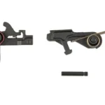Sons of Liberty Gun Works Liberty 2-Stage Trigger black trigger assembly, side view with loose pin