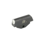 XS Sights XS TAURUS 856 STANDARD TRITIUM WHITE black front sight with white dot, angled view