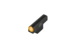 XS Sights XS STND DOT FOR COLT COBRA TRIT ORG, black angled front sight with orange outlined dot