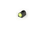 XS Sights XS STAND DOT SHTGN VNT RIB UNI GRN, black sight bead with bright green front dot