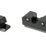 XS Sights XS R3D 2.0 S&W M&P OR Full Size ORG, black front and rear sights with orange front ring