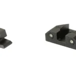 XS Sights XS R3D 2.0 Sight, black front and rear set with green front dot and twin rear dots