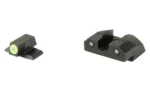 XS Sights XS R3D 2.0 Sight, black front and rear set with green front dot and twin rear dots