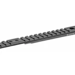 XS Sights XS LEVER RAIL MOUNT MARLIN 1894, black slotted rail in angled top view