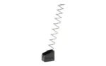 WARNE MAG EXT FOR GLK 17/22, black magazine extension base with long metal spring