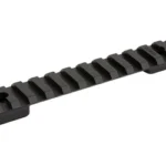 WARNE Vapor Rail 20MOA HOWA/VNGRD SA, black angled top view with slotted rail
