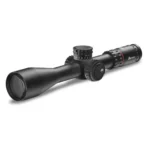 BURRIS XTR PS 5.5-30X56MM ILLUM PEK black scope, angled right-side view with three adjustment turrets