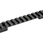 Warne Vapor Rail Winchester XPR SA, black angled top view with Picatinny slots