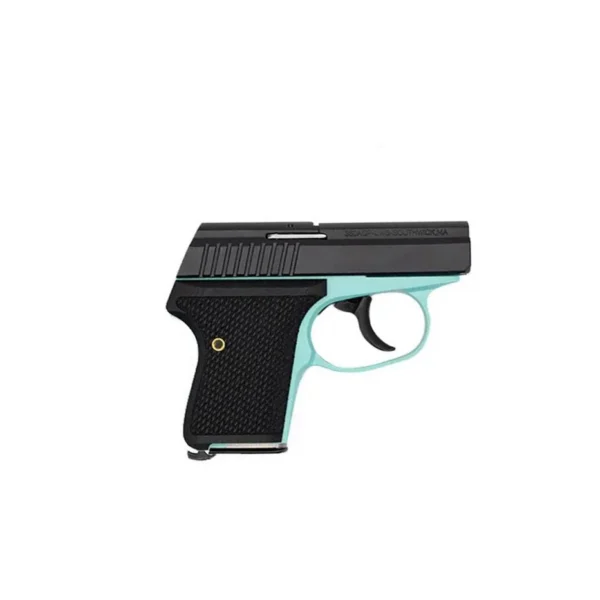 L.W. Seecamp Co. Seecamp LWS-380 Handgun 380 Auto 6rd Magazine 2" Barrel DAO Robin's Egg Blue Black Grip