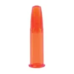 TIPTON SNAP CAPS 22 RIMFIRE 10PK translucent orange snap cap, side view