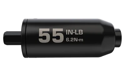WHEELER FAT STIX LIMITER 55 IN-LB, black side view with large 55 IN-LB marking and hex drive
