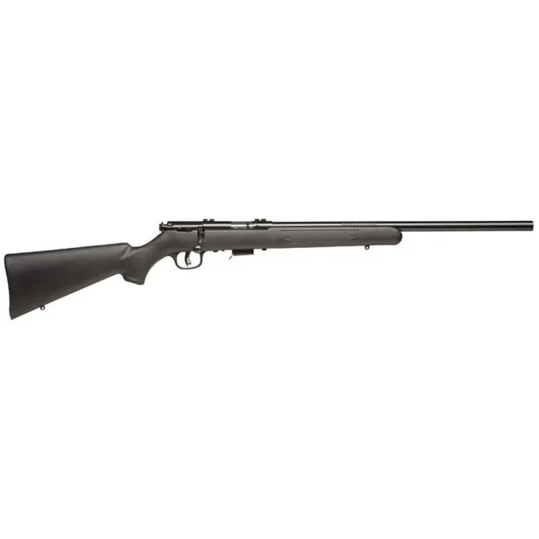 Savage Arms 93 FV Rifle, black right-side view with synthetic stock and detachable magazine