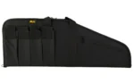 US PeaceKeeper US PK MSR CASE black soft rifle case, side view with handles and pockets