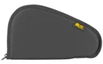 US PeaceKeeper US PK PISTOL CASE 11X6 BLK, black tapered zip case in side view