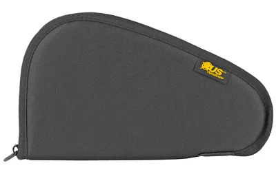 US PeaceKeeper US PK PISTOL CASE 11X6 BLK, black tapered zip case in side view