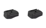 ICARUS ACE 365 XL Mag B-ACE Pads, pair of black angled base pads with textured sides