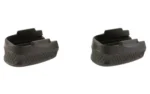 ICARUS ACE 365 MACRO MAG B-ACE PADS two black magazine base pads, angled top view with textured sides