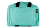 US PeaceKeeper US PK MINI RANGE ROBINS EGG BLUE rectangular blue range bag, front view