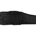 US PeaceKeeper US PK Premier Rifle Case, black, side view with handles and front pocket