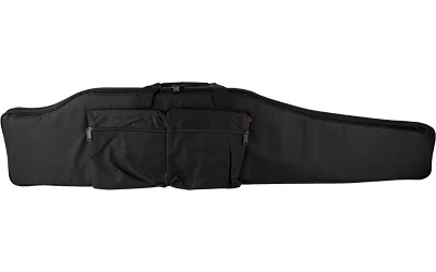US PeaceKeeper US PK Premier Rifle Case, black, side view with handles and front pocket