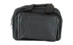 US PeaceKeeper US PK Mini Range Bag, black, front view with handles and zippered pockets