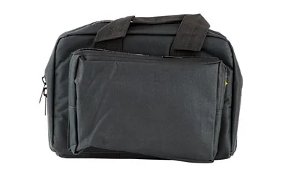 US PeaceKeeper US PK Mini Range Bag, black, front view with handles and zippered pockets